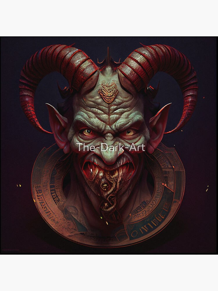 ◇◆◇Devildom Dark Evil ◇◆◇ トランプ　デック Satanic Evil image of Satan the Devil.