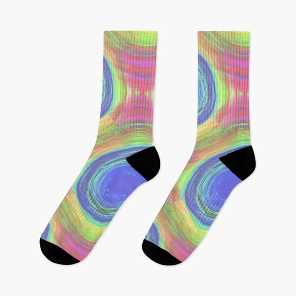 Item preview, Happy Psychedelic Rainbow Polka Dots Pattern designed and sold by Zab Butler Design.