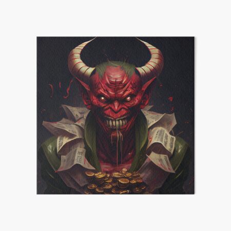 Satanic Evil image of Satan and the Devil.