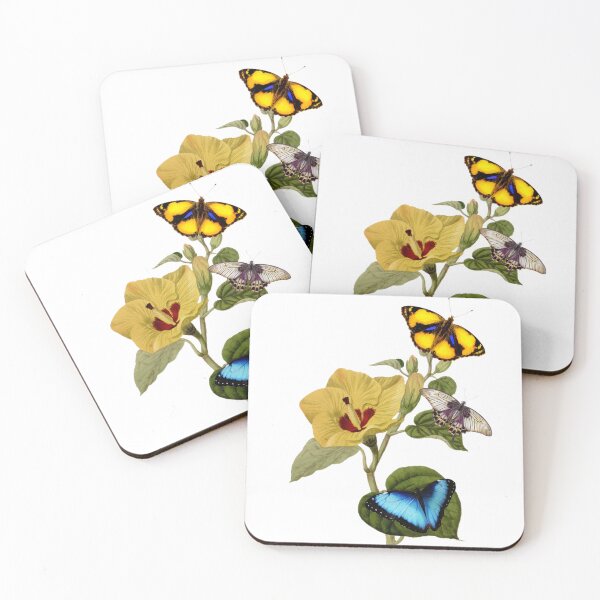 Item preview, Butterfly Pattern-with yellow flower designed and sold by Shopaholicer.