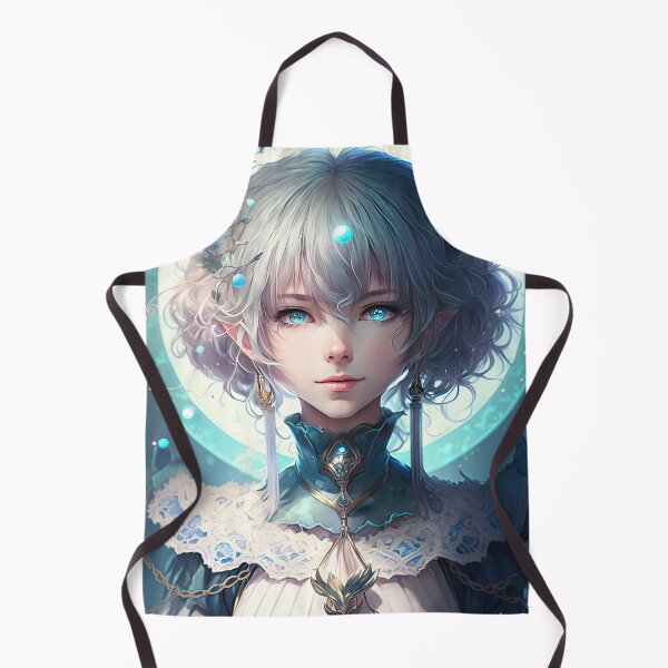 Item preview, A fantasy elf female bishop in a blue pastel dress designed and sold by PJGartui.