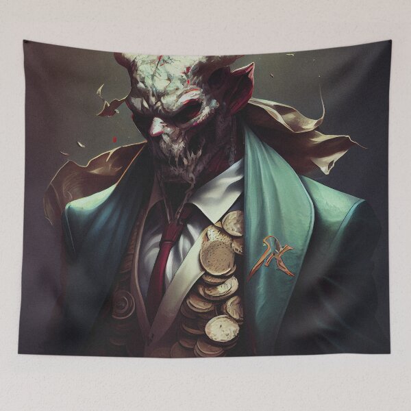 Item preview, Satanic Evil image of Satan and the Devil. designed and sold by The-Dark-Art.