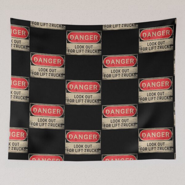 Item preview, danger sign designed and sold by RoboRaphael.