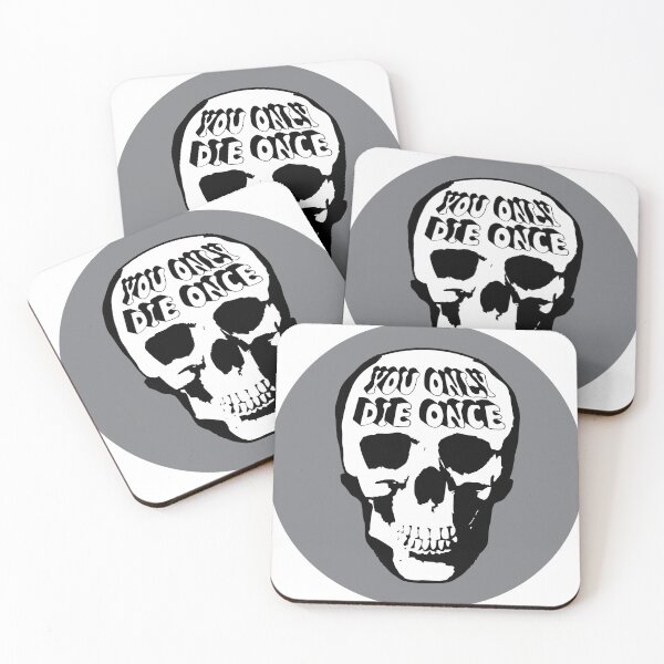 Item preview, You Only Die Once graphic designed and sold by DesignsByCorey.