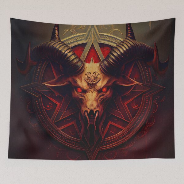 Item preview, Satanic Evil image of Satan and the Devil. designed and sold by The-Dark-Art.
