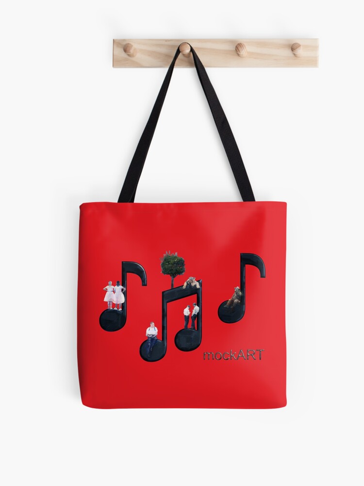 Thumbnail 1 of 2, Tote Bag, mockART - Play That High Note designed and sold by mockART.