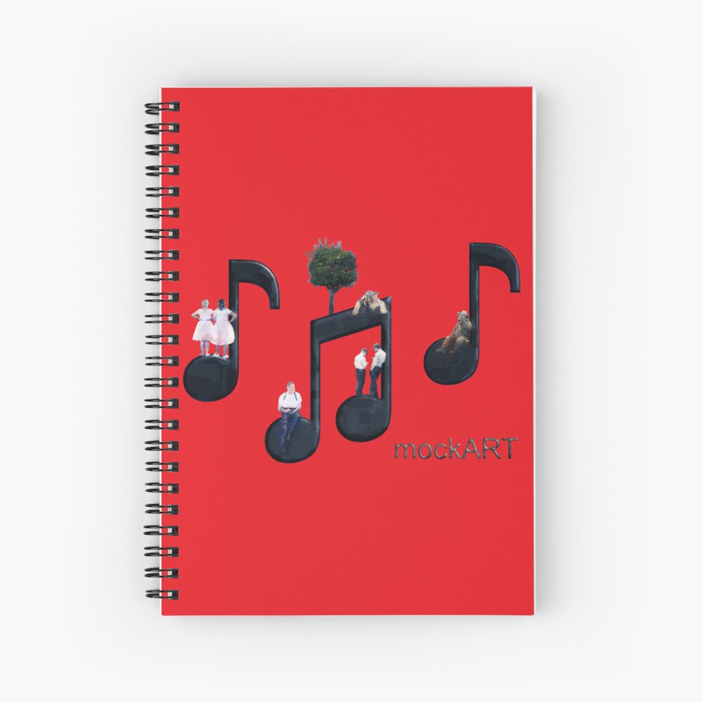 Item preview, Spiral Notebook designed and sold by mockART.