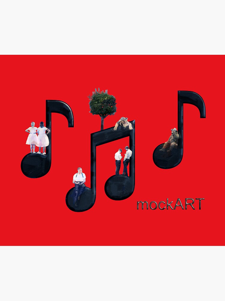 Thumbnail 5 of 5, Mouse Pad, mockART - Play That High Note designed and sold by mockART.