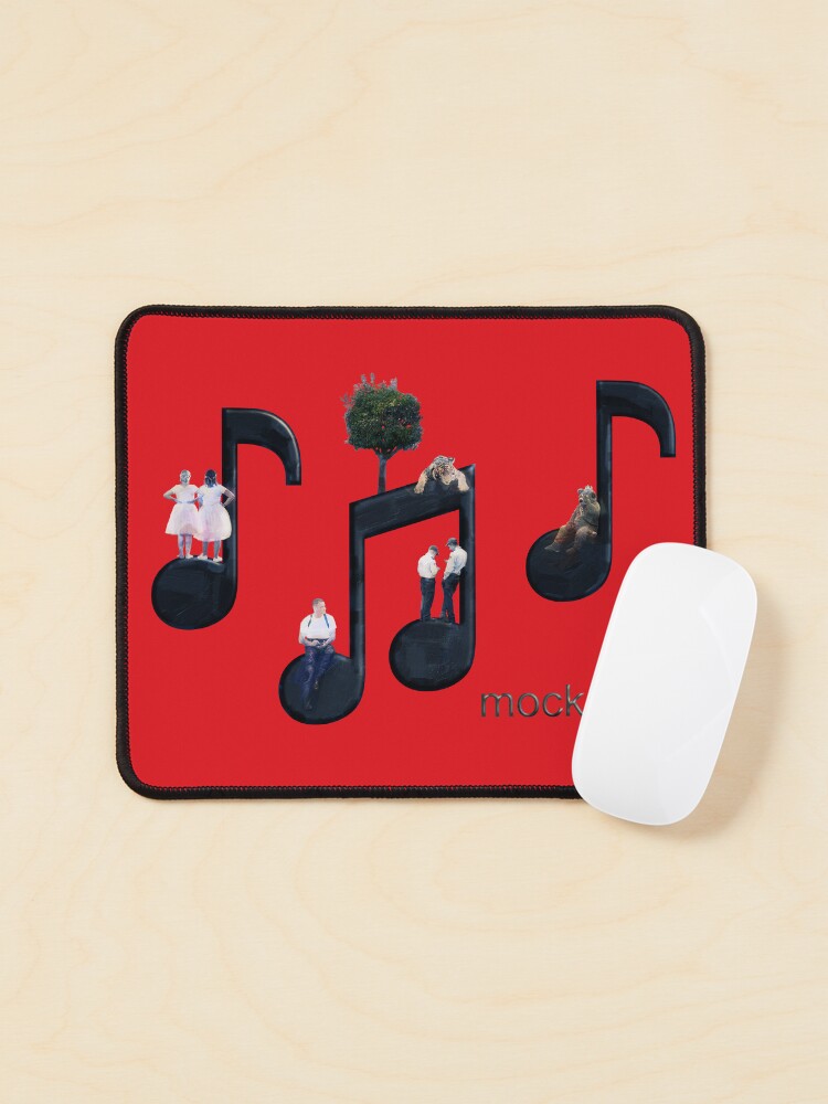 Thumbnail 1 of 5, Mouse Pad, mockART - Play That High Note designed and sold by mockART.
