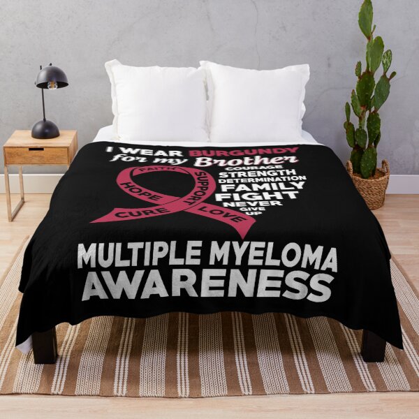 Item preview, I Wear Burgundy for My Brother Multiple Myeloma Awareness designed and sold by Adolfo114.