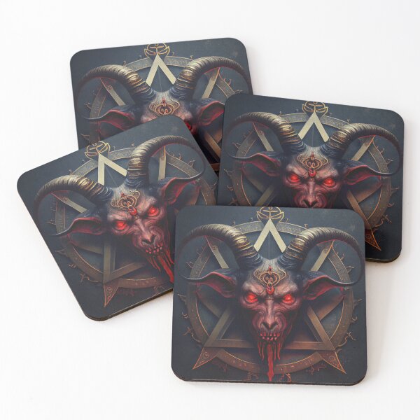 Item preview, Satanic Evil image of Satan the Devil. designed and sold by The-Dark-Art.