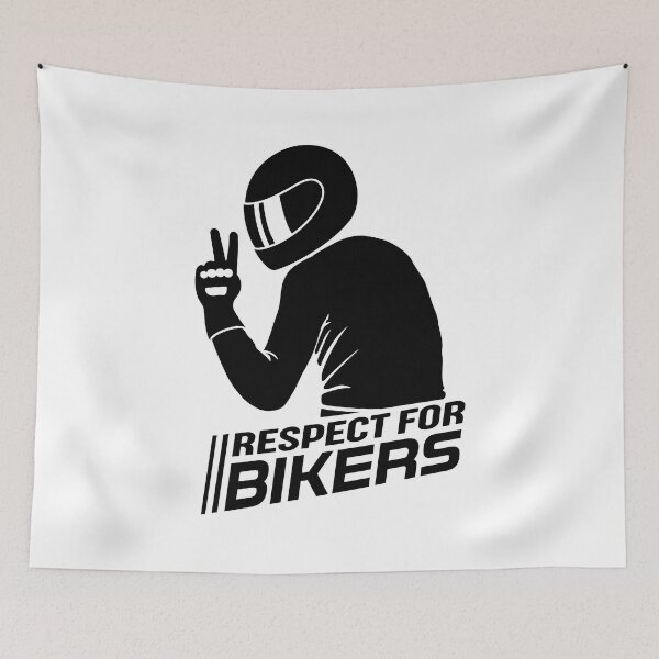 Item preview, Respect for Bikers (black) designed and sold by VEB Ostladen.