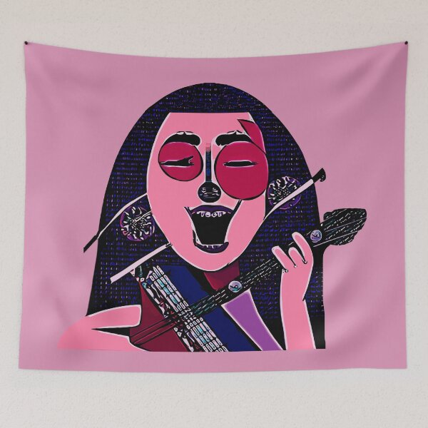 Item preview, "The Unique Violin Singer" designed and sold by FunnyShopGirl.
