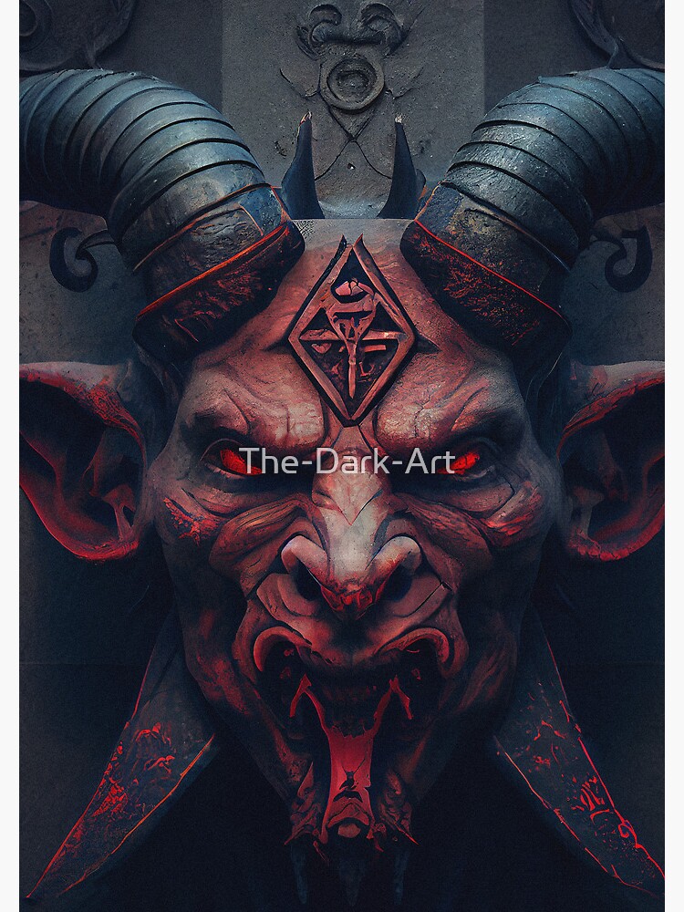 Satanic Evil image of Satan the Devil.