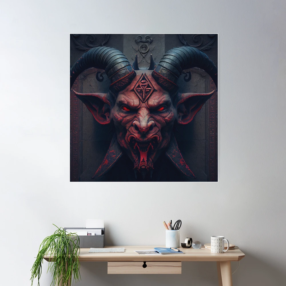 Satanic Evil image of Satan the Devil.