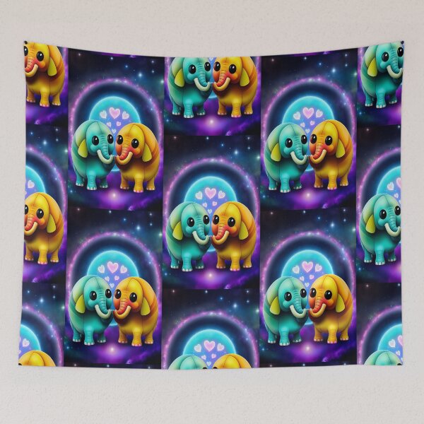 Item preview, A couple of elephants in love Valentine's Day  designed and sold by rockate.