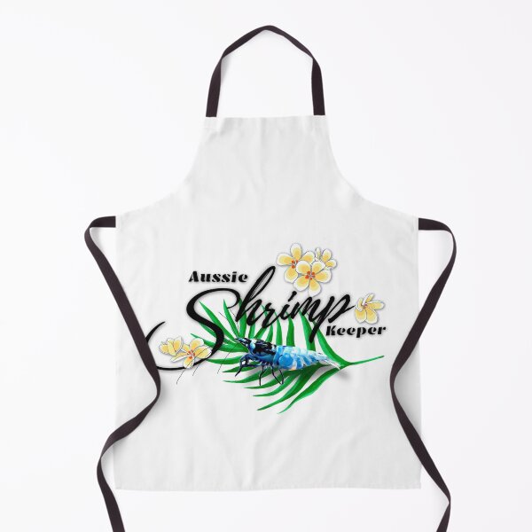 Item preview, Aussie Shrimp Keeper Mosura Blue Bolt (Black Font) designed and sold by The Chookies.