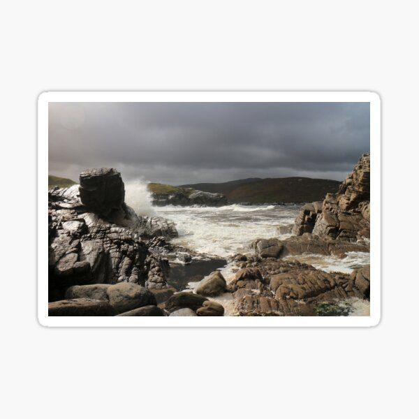 Storm over Strathan Sticker