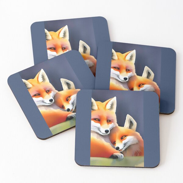 Item preview,  A couple of foxes in love Valentine's Day  designed and sold by rockate.