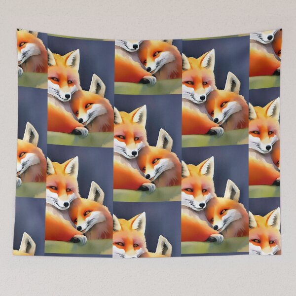 Item preview,  A couple of foxes in love Valentine's Day  designed and sold by rockate.