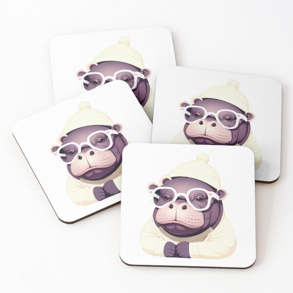 Item preview, Cute baby hippo illustration 10 designed and sold by vishalraifx.