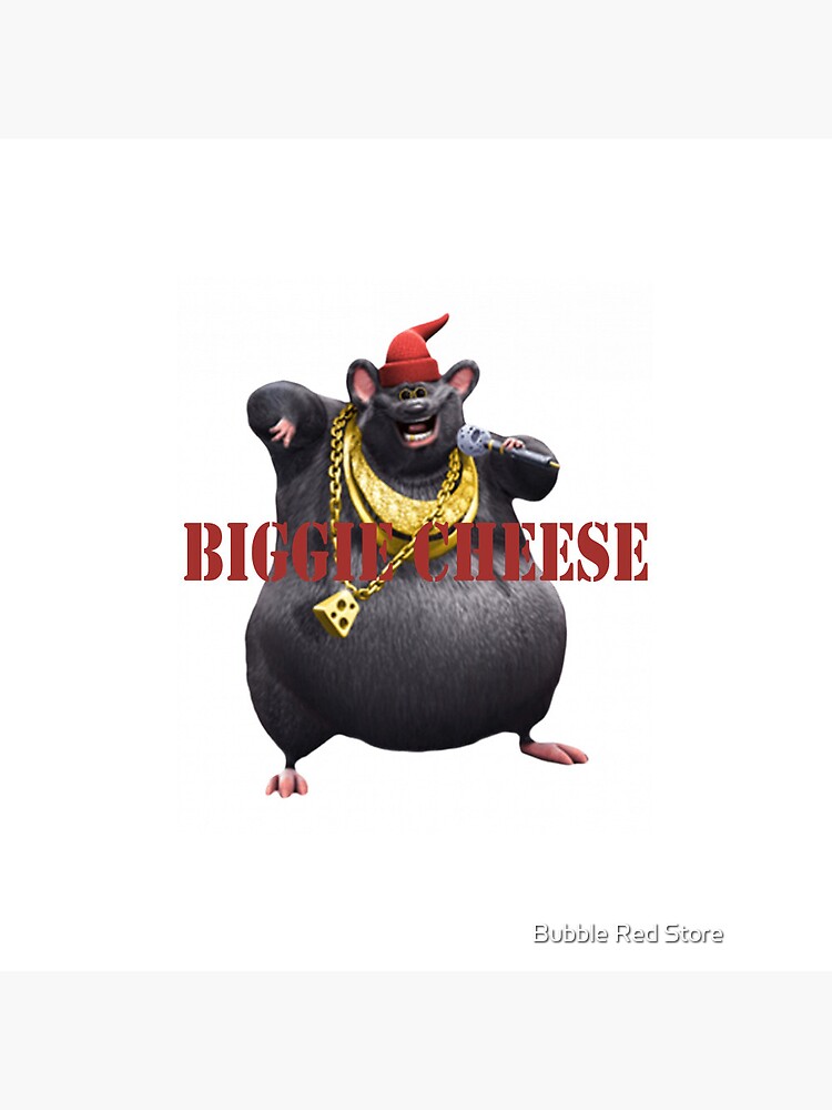 Before and after Biggie Cheese meme by me