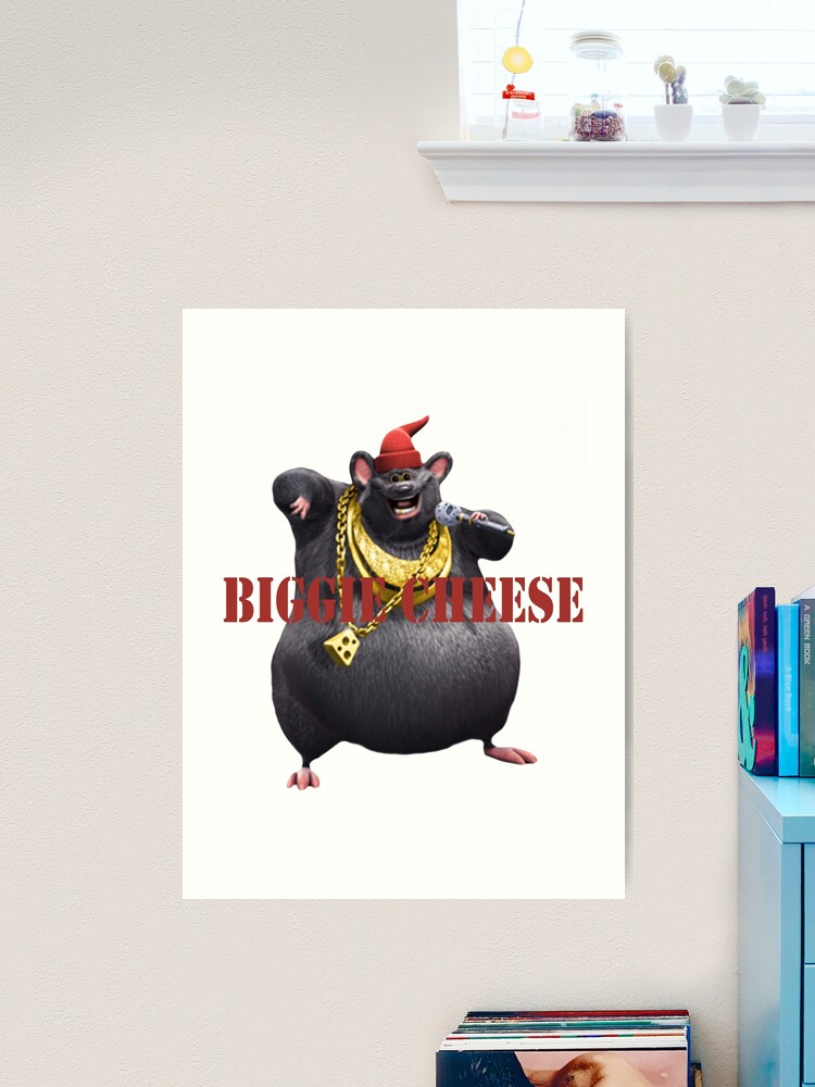 Biggie Cheese Mr. Boombastic, funny chees Art Print for Sale by Bubble Red  Store