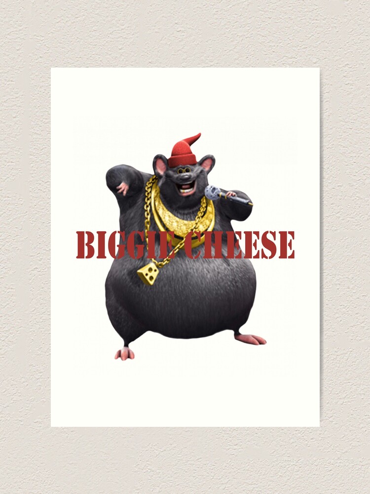 Biggie Cheese Mr. Boombastic, funny chees Art Print for Sale by Bubble Red  Store