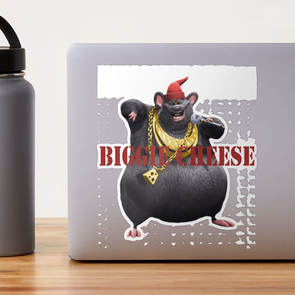 Pegatina for Sale con la obra «Biggie Cheese Sr. Boombastic Retro» de  bridgingbar38