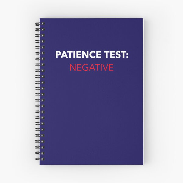 Item preview, Patience Test: Negative designed and sold by CrazeeTeez.