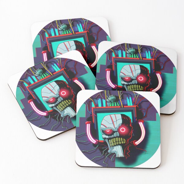 Item preview, Robot Skull CRT designed and sold by stabpunch.