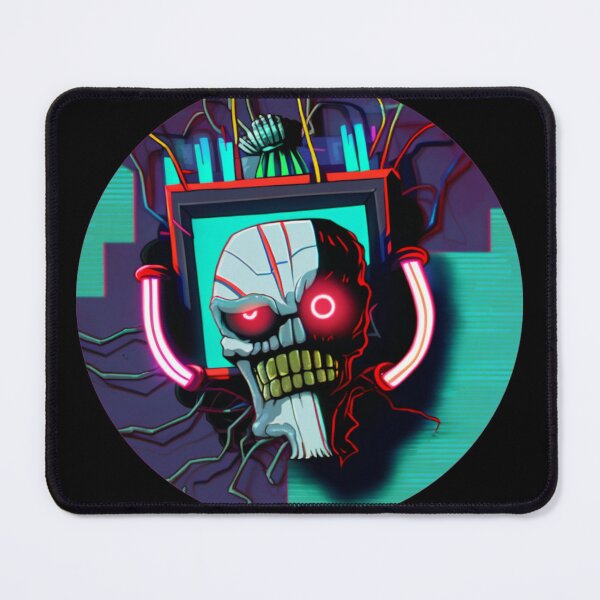 Item preview, Robot Skull CRT designed and sold by stabpunch.