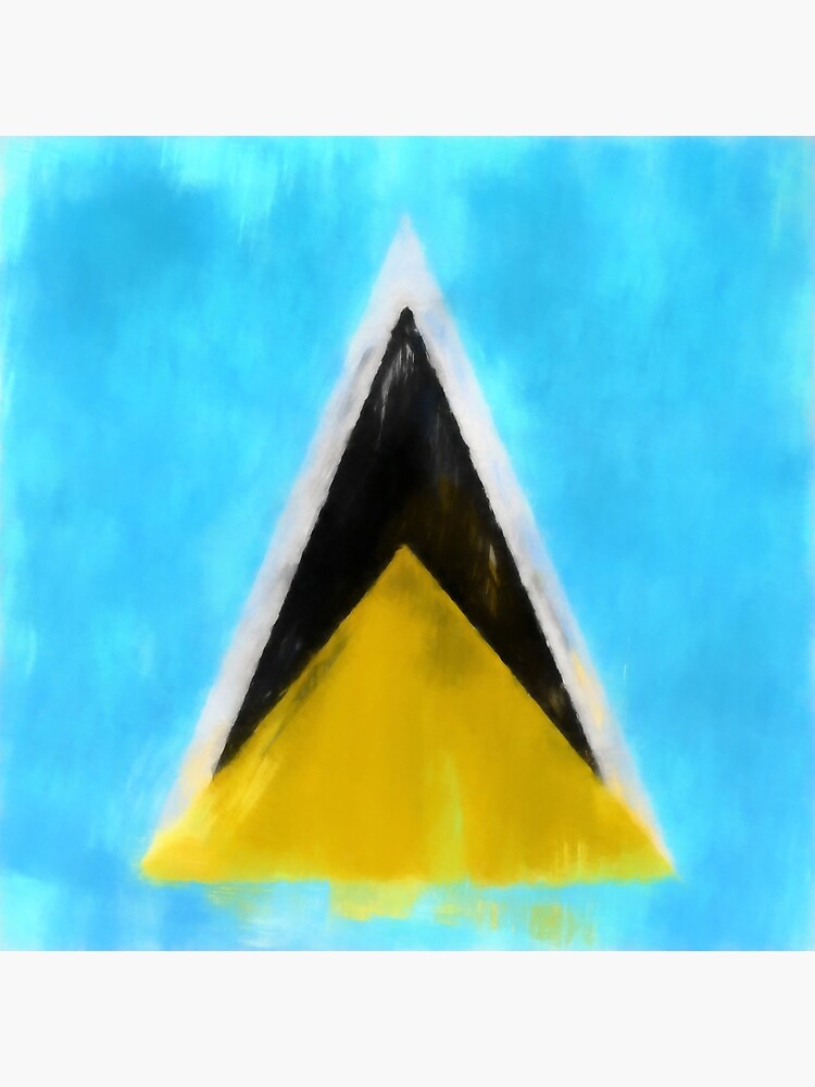 Saint Lucia Flag Reworked No. 1, Series 1 by 8th-and-f