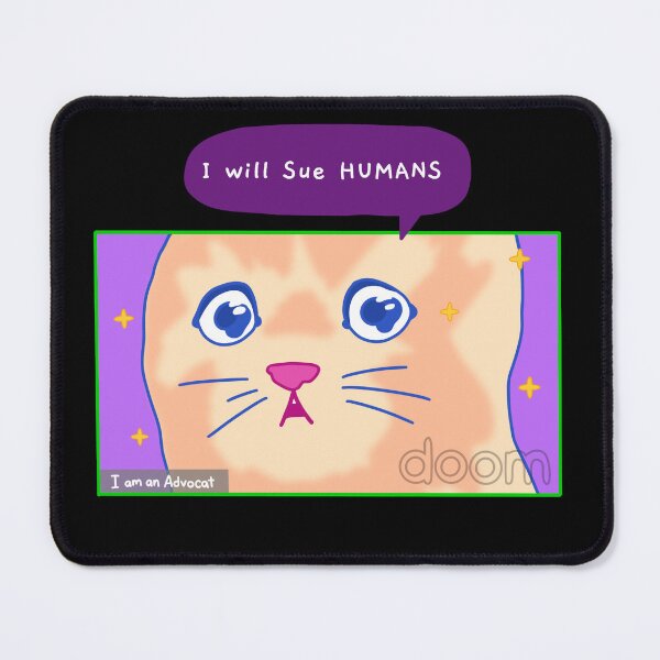 Item preview, I Will Sue Humans designed and sold by Parsan.