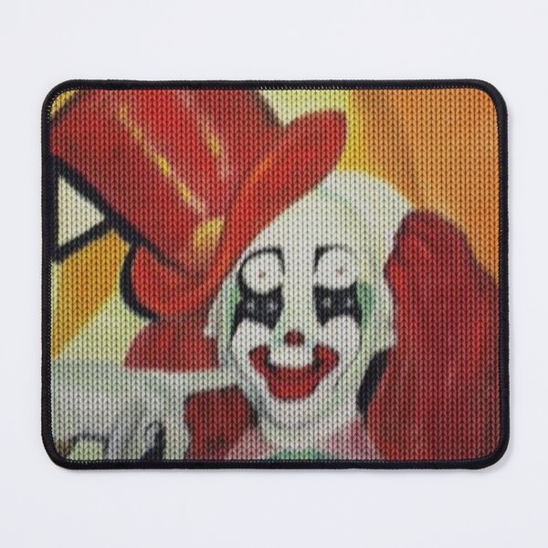 Item preview, Creepy Clown Ugly Sweater style Red Top Hat Circus designed and sold by funnytshirtemp.