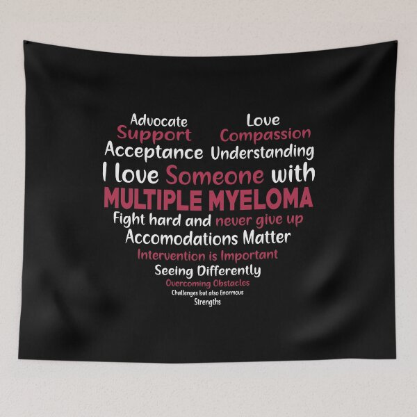 Item preview, Multiple Myeloma Awareness Support Heart designed and sold by Adolfo114.