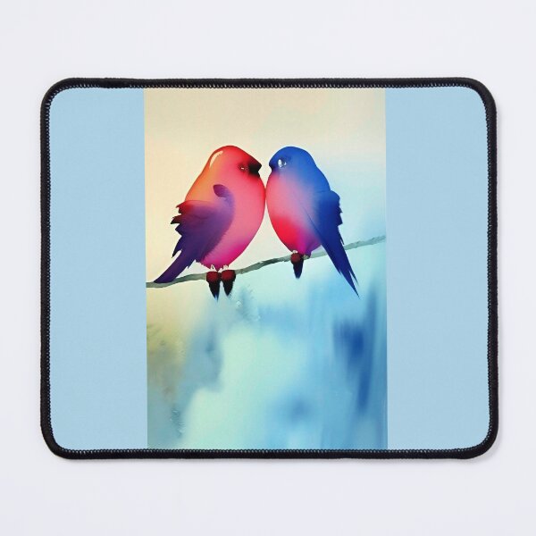 Item preview, A couple of birds in love Valentine's Day designed and sold by rockate.