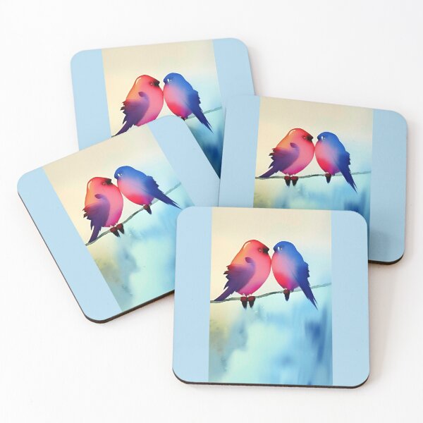 Item preview, A couple of birds in love Valentine's Day  designed and sold by rockate.