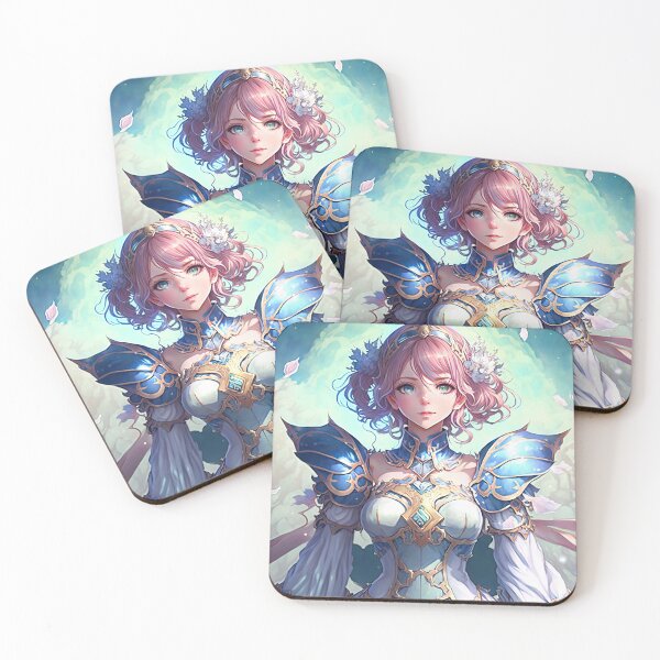 Item preview, A fantasy elf female bishop in a blue pastel dress designed and sold by PJGartui.