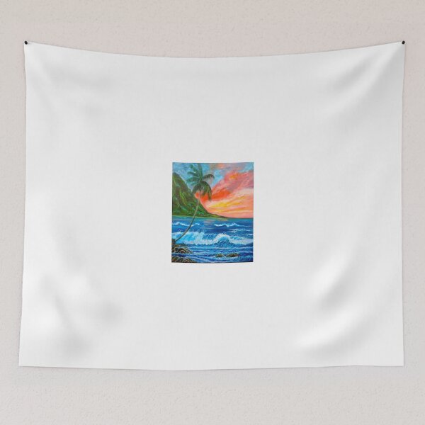 Item preview, PALM TREE AND SUNSET designed and sold by jennyleeandjim.