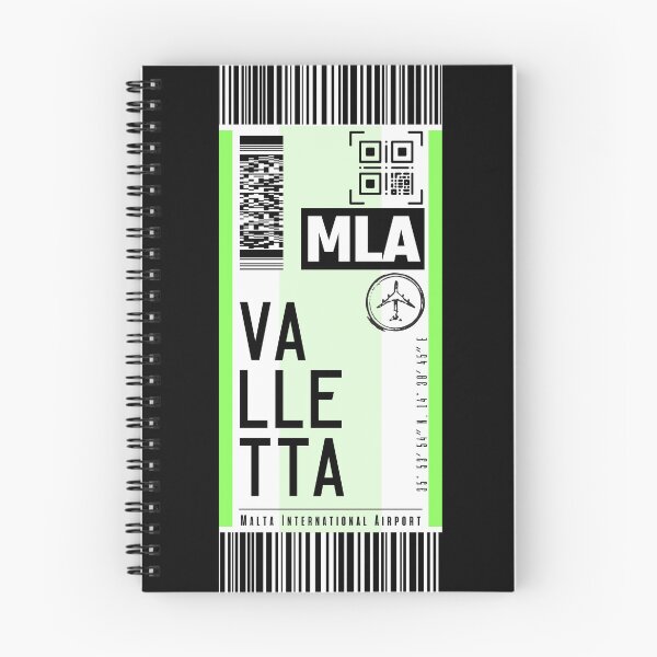 Item preview, VALLETTA MALTA MLA classic luggage tag designed and sold by LeddsoDello.