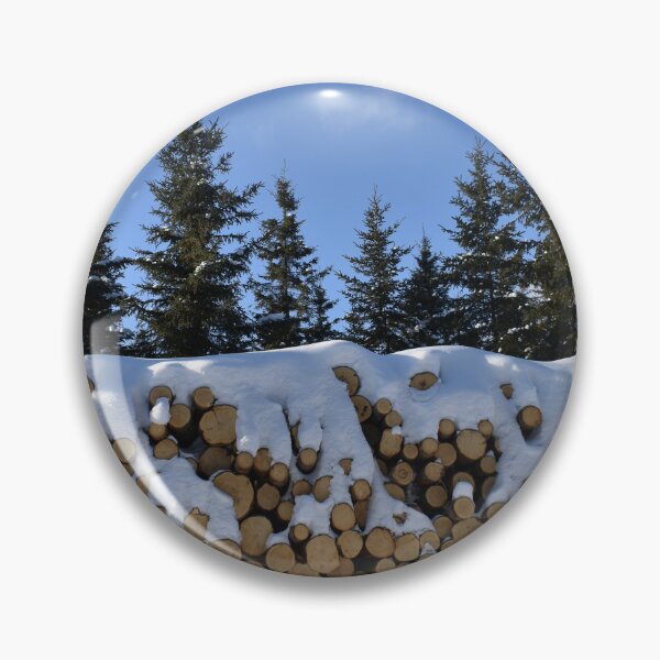Item preview, A cord of wood in winter designed and sold by Claude Laprise.