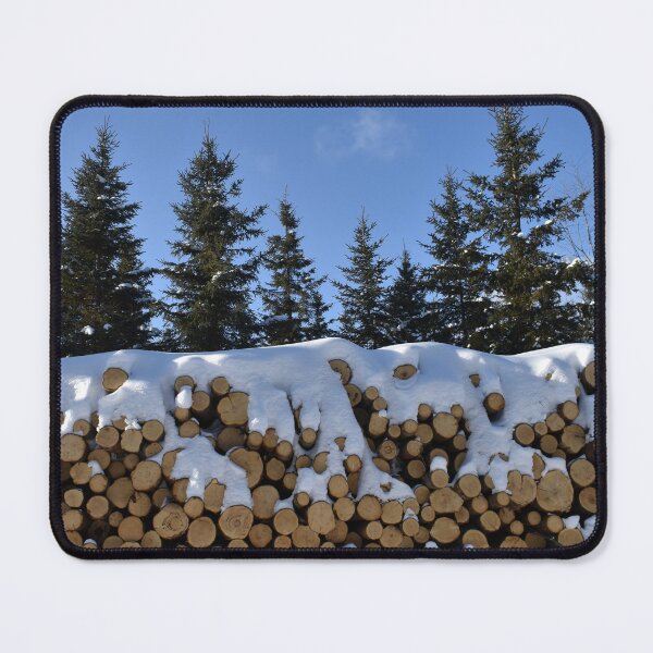 Item preview, A cord of wood in winter designed and sold by Claude Laprise.