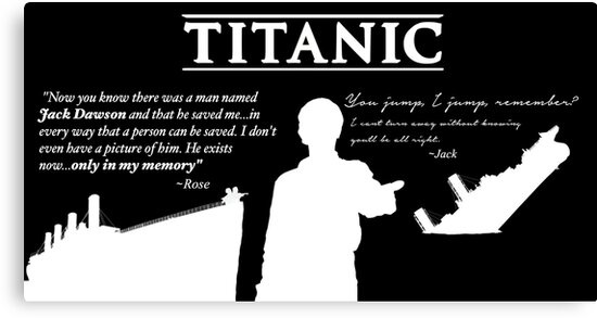 Titanic Leonardo Dicaprio Junge Zitate Leinwanddrucke Von