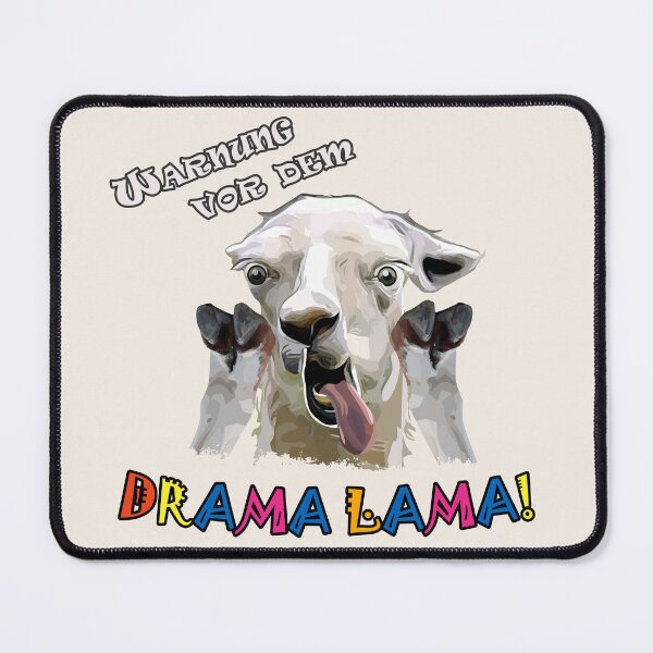 Item preview, Warning about the drama llama - Funny pun designed and sold by GiborDesign.