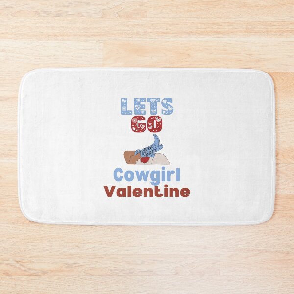 Item preview, lets;s go, cowgirl Valentine Western Texas Style designed and sold by elisarasada.
