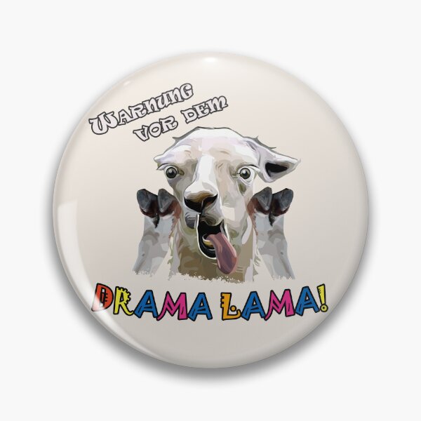 Item preview, Warning about the drama llama - Funny pun designed and sold by GiborDesign.