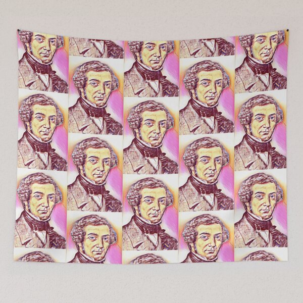 Item preview, Alexis de Tocqueville Artwork | Alexis de Tocqueville Portrait | Alexis de Tocqueville Wall Art  designed and sold by Suyogsonar25.