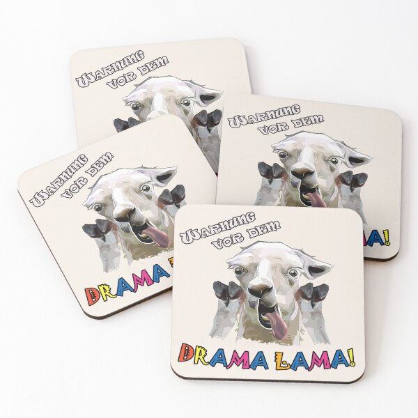 Item preview, Warning about the drama llama - Funny pun designed and sold by GiborDesign.