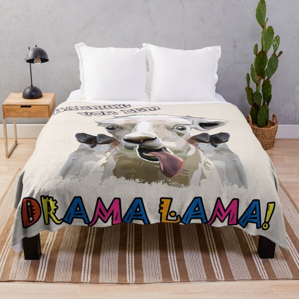 Item preview, Warning about the drama llama - Funny pun designed and sold by GiborDesign.